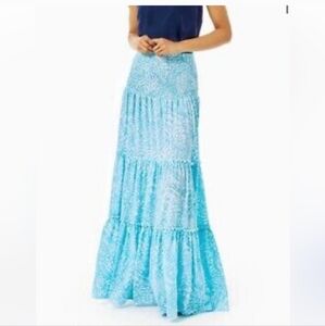 🩵 LILLY PULITZER Hanalai Maxi Skirt 🩵